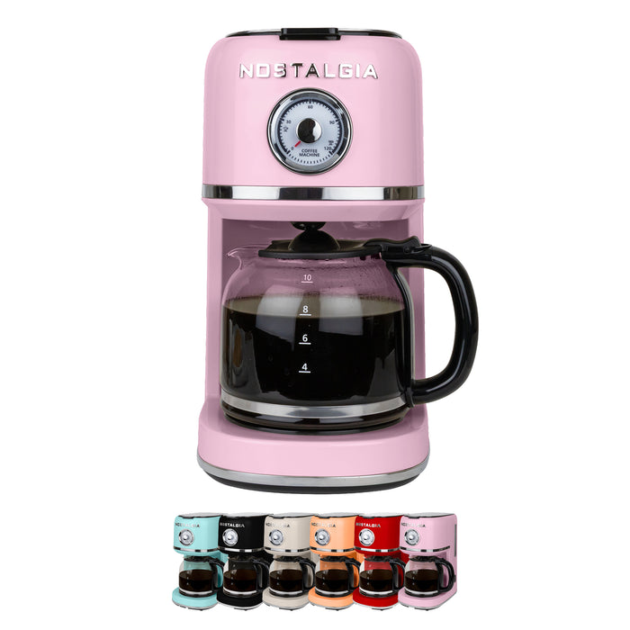 Nostalgia Classic Retro 10 Cup Coffee Maker