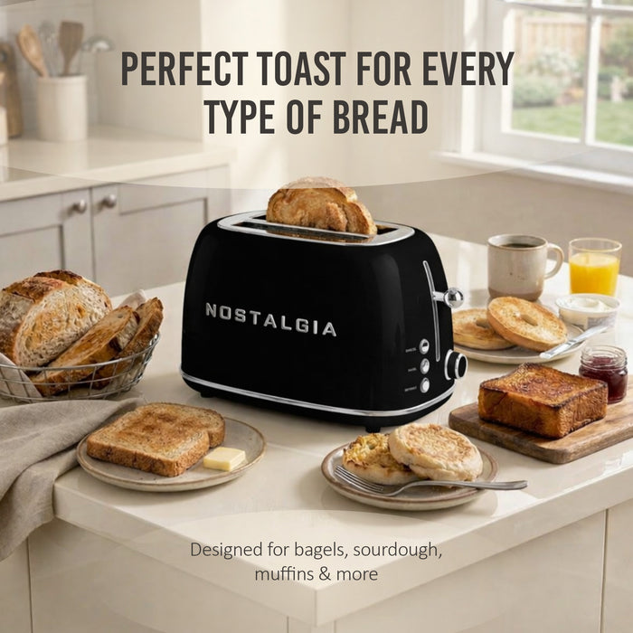 Classic Retro 2-Slice Toaster