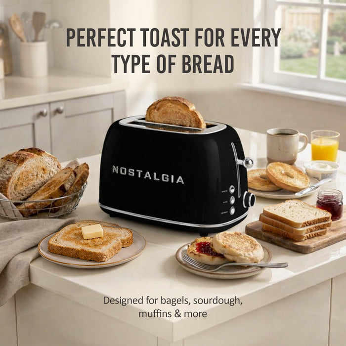 Classic Retro 2-Slice Toaster