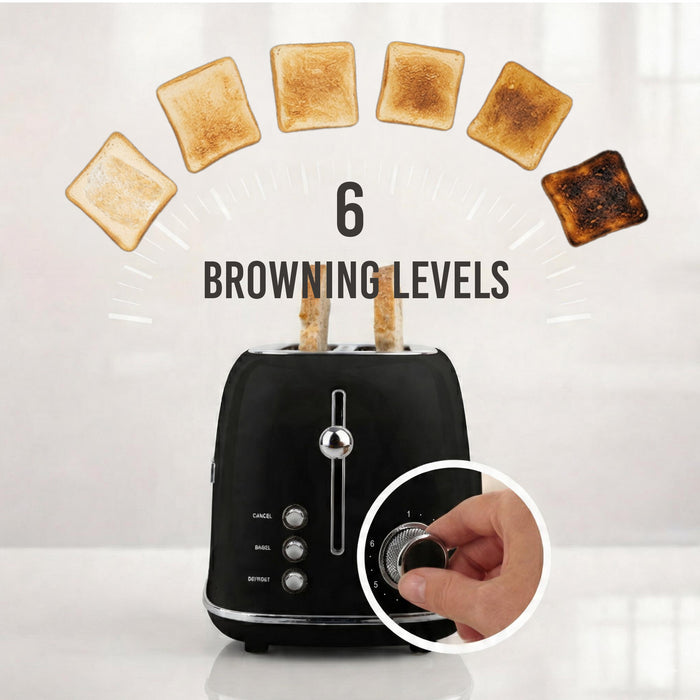 Classic Retro 2-Slice Toaster