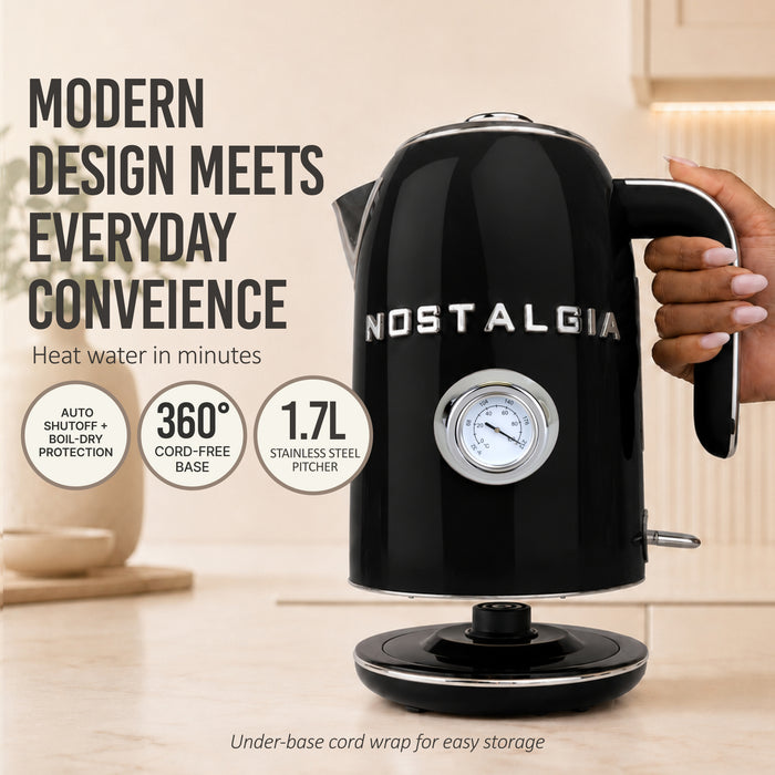 Classic Retro Water Kettle, 1.7 L