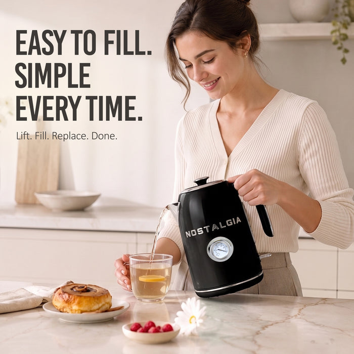 Classic Retro Water Kettle, 1.7 L