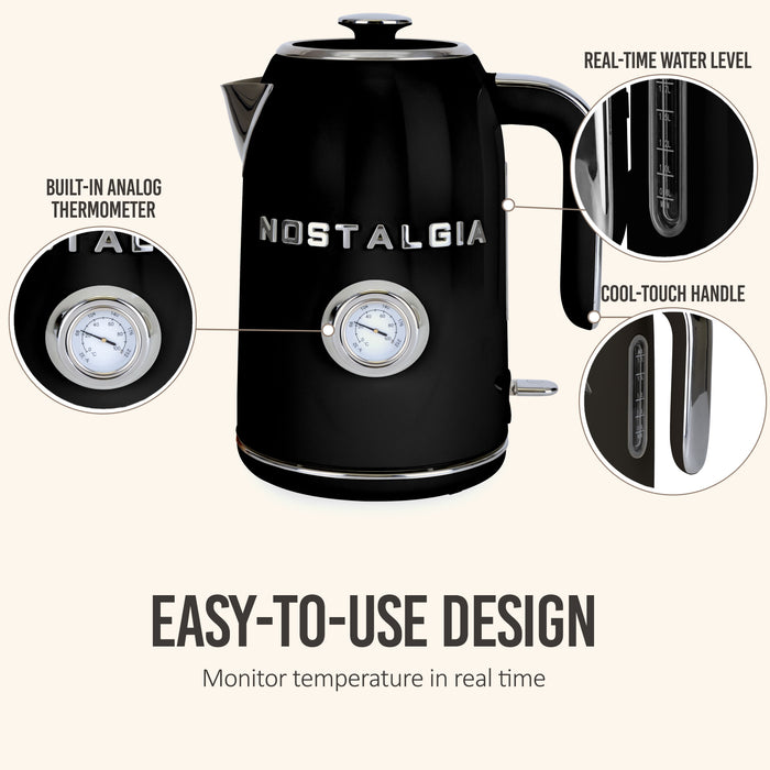 Classic Retro Water Kettle, 1.7 L
