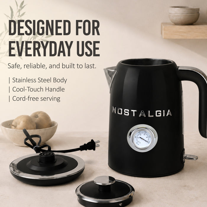 Classic Retro Water Kettle, 1.7 L