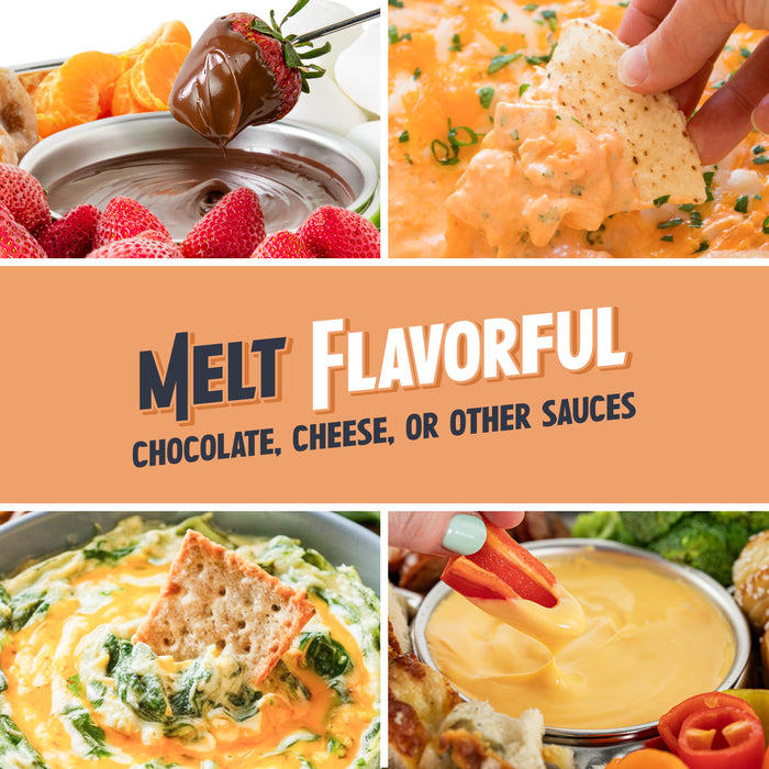 10-Ounce Electric Fondue Party Set, Stainless Steel