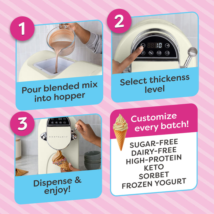 Professional 1.25 Qt Soft Serve Ice Cream Machine