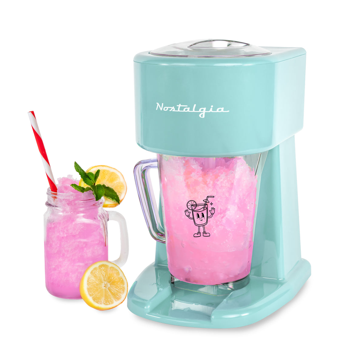 Nostalgia コカコーラ フローズン ビバレッジ ステーション　フロート Nostalgia 40-Ounce Frozen Beverage Station — Nostalgia Products