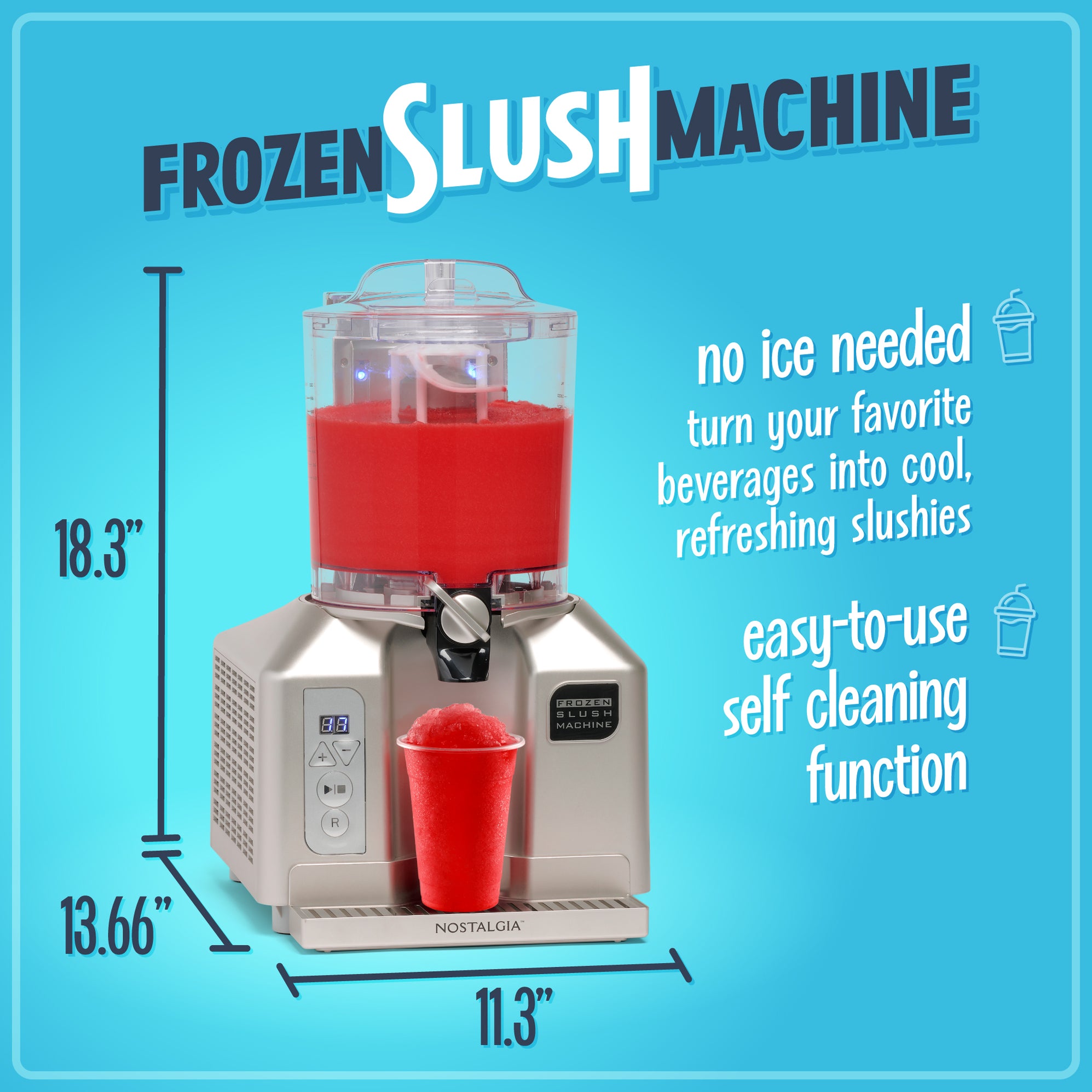 Slush Machine Shop Professional Frozen Slush Machine — Nostalgia Products