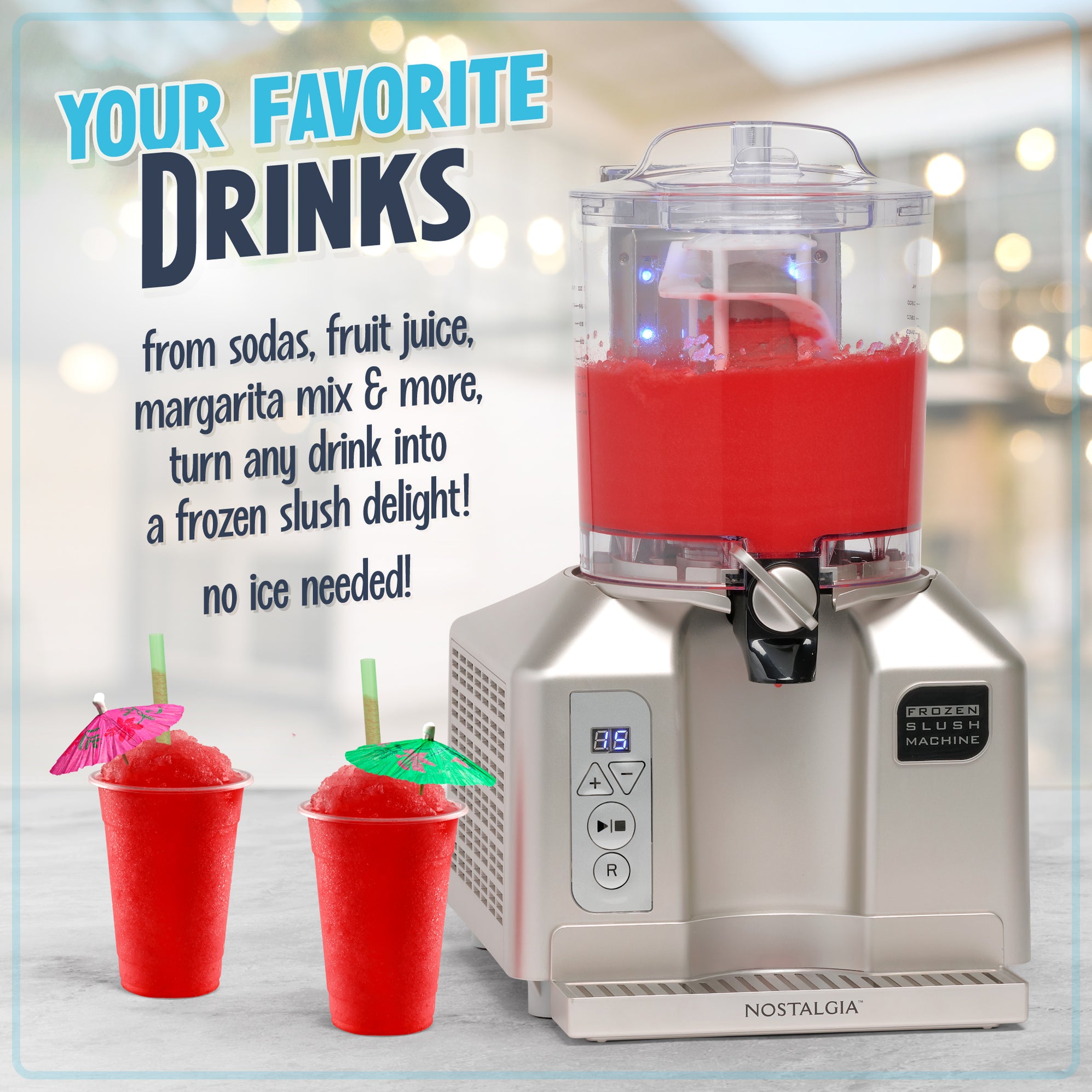 Slush Machine Shop Professional Frozen Slush Machine — Nostalgia Products
