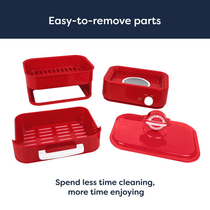 Nostalgia Hot Dog Steamer and Bun Warmer