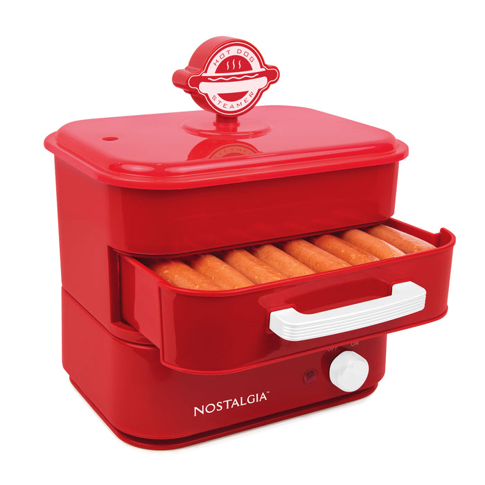 Nostalgia Hot Dog Steamer and Bun Warmer