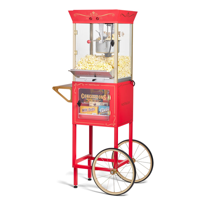 Vintage New 10-Ounce Professional Popcorn & Concession Cart - 59 Inches Tall