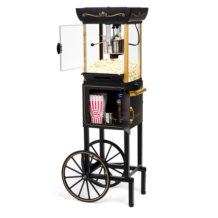 Nostalgia 2.5-Ounce, 10-Cup Popcorn Cart, 48-Inch