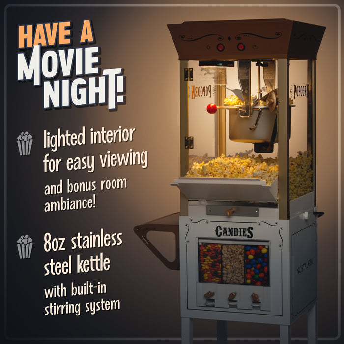 Candy & Snack Dispensing 8 Oz. Popcorn Cart