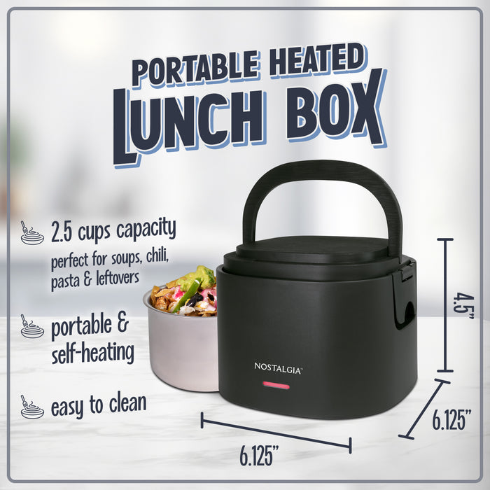 Nostalgia 20 oz. Portable Heated Lunch Box