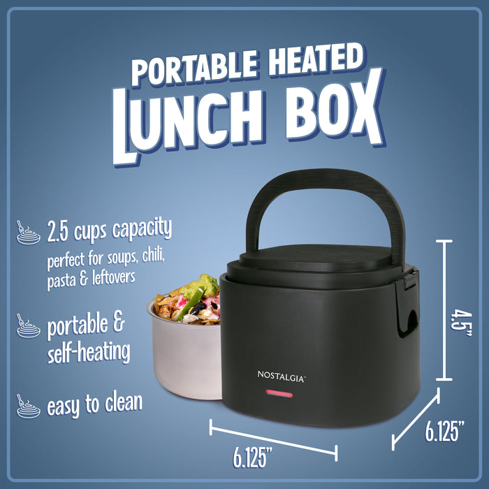 Nostalgia 20 oz. Portable Heated Lunch Box