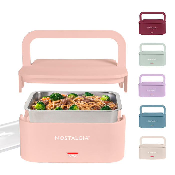 Nostalgia 32 oz. Portable Heated Lunch Box