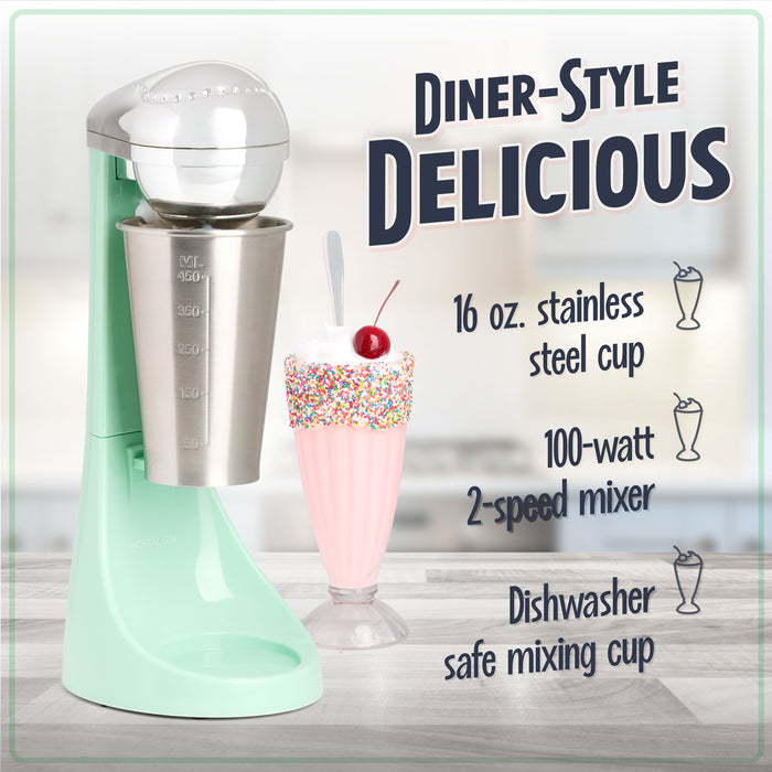 2-Speed Milkshake Maker and Drink Mixer — Nostalgia Products