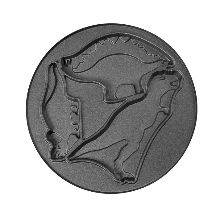 MyMini Dinosaur Shaped Electric Waffle Maker, Orange