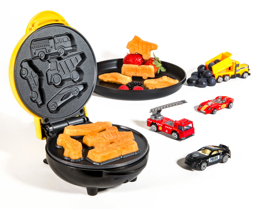 MyMini Dinosaur Shaped Electric Waffle Maker, Orange