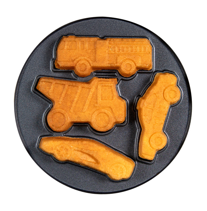 MyMini Dinosaur Shaped Electric Waffle Maker, Orange