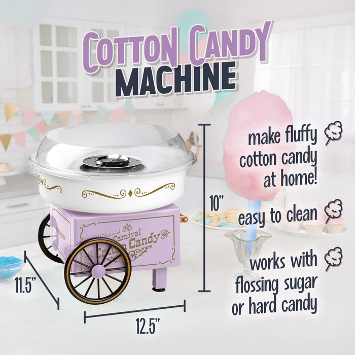 Nostalgia Hard Cotton Candy Maker