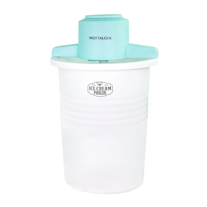 6-Quart Parlor Electric Ice Cream Maker - Blue & White