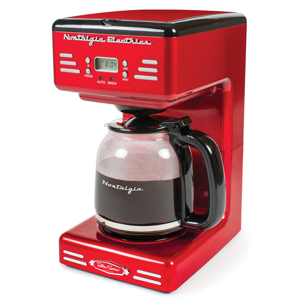 Retro 12-Cup Programmable Coffee Maker — Nostalgia Products