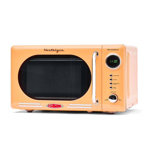 Retro 0.7 Cubic Foot 700-Watt Countertop Microwave Oven - Orange —  Nostalgia Products