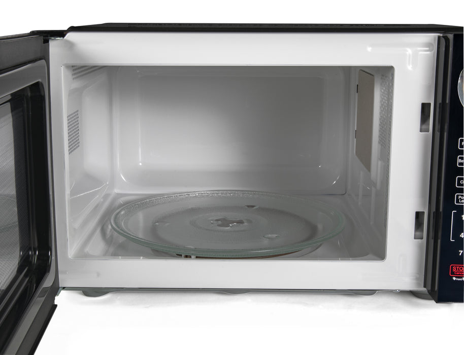 Retro 0.9 Cubic Foot Countertop Microwave Oven, Black