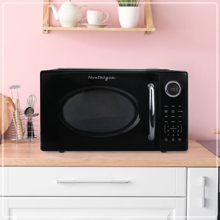 Nostalgia Retro 1.1 Cu Ft Countertop Microwave