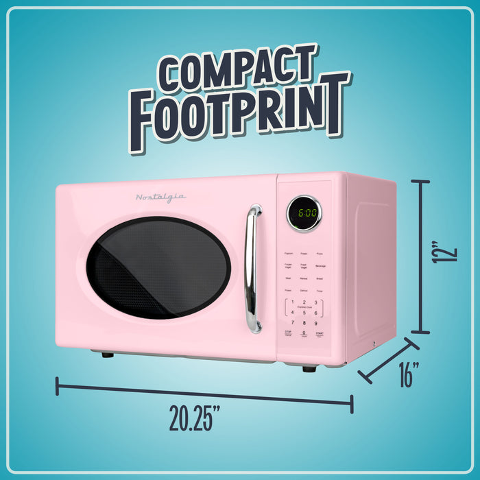 Nostalgia Retro 1.1 Cu Ft Countertop Microwave