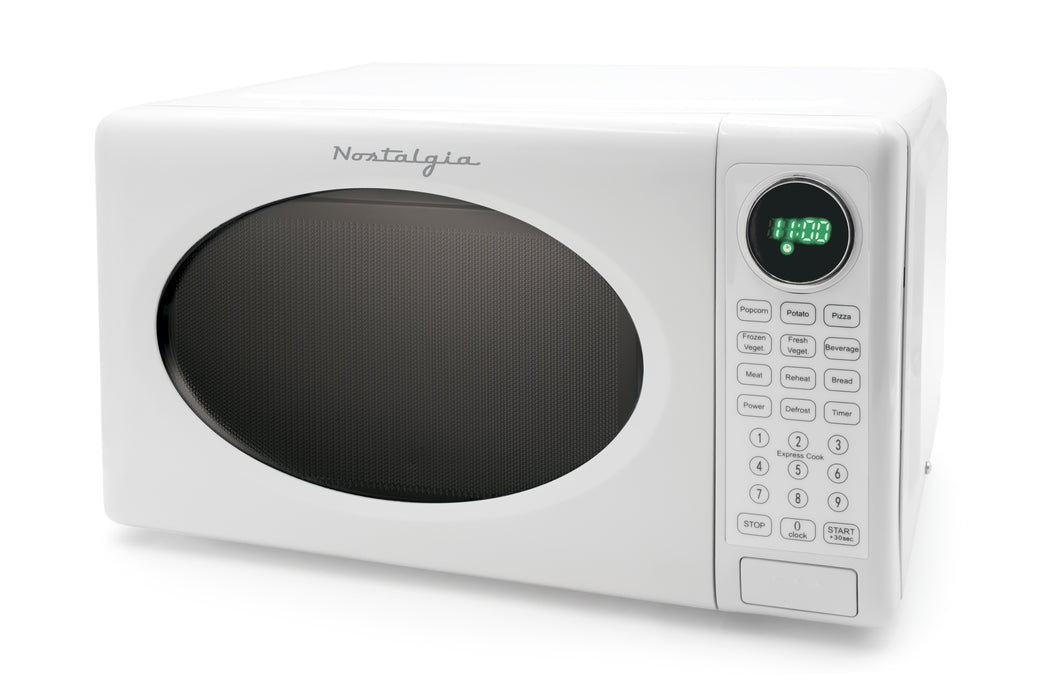 Retro 0.7 Cu Ft Retro Microwave + Accessory Bundle