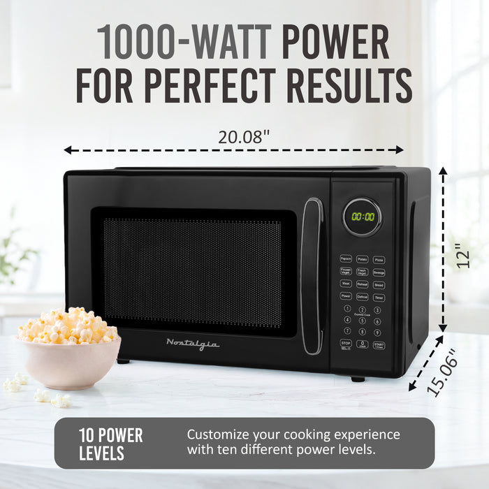 Retro 1.1 cu. ft. Countertop Microwave Oven