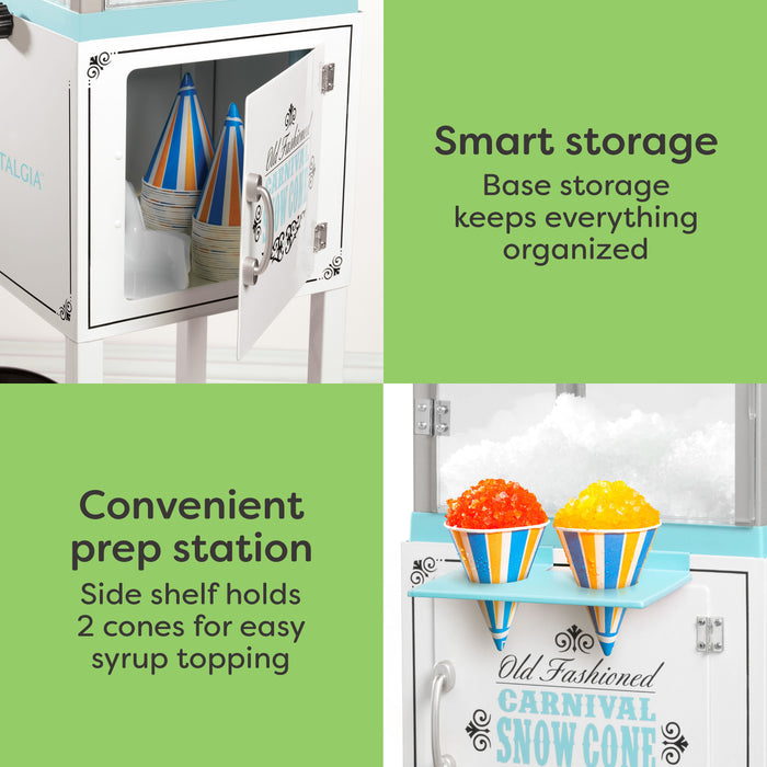 Nostalgia Snow Cone Cart - 48-in. Tall