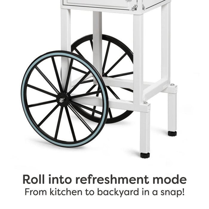 Nostalgia Snow Cone Cart - 48-in. Tall
