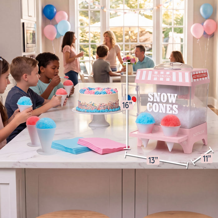Nostalgia Snow Cone Shaved Ice Machine
