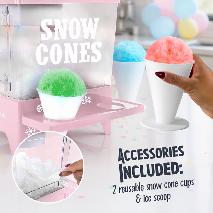 Nostalgia Snow Cone Shaved Ice Machine