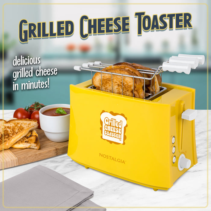 Cheese Toaster Grilled Cheese Toaster with Easy-Clean Baskets — Nostalgia Products