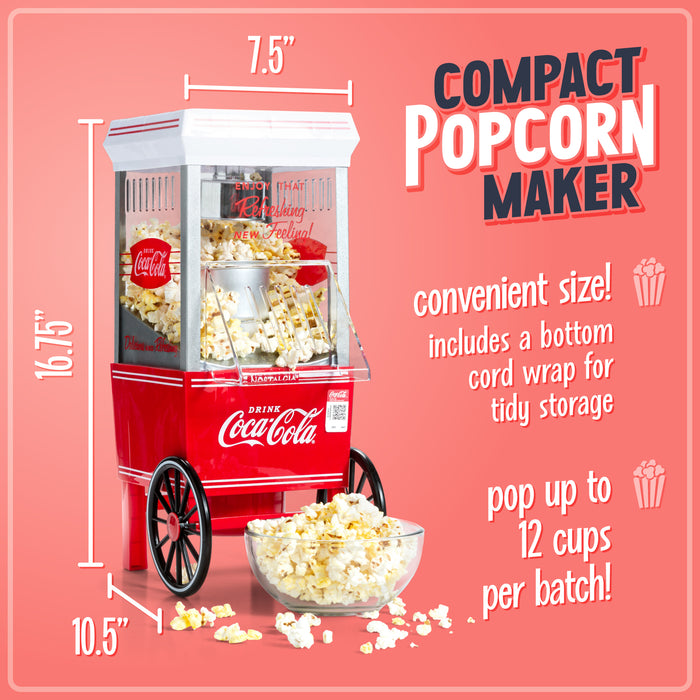 Coca-Cola® 12-Cup Hot Air Popcorn Maker — Nostalgia Products | Waffeleisen