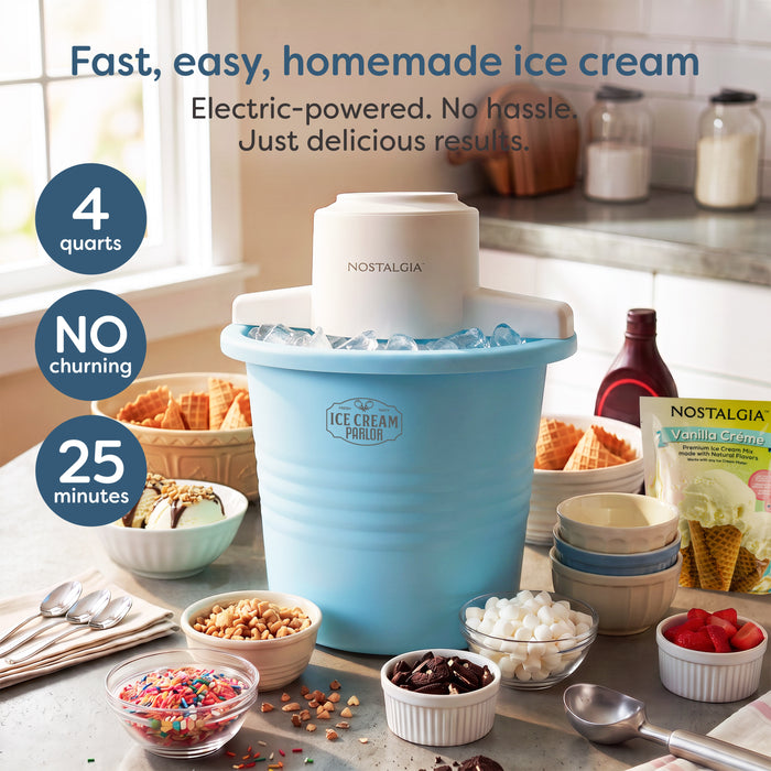 4-Quart Electric Ice Cream Maker