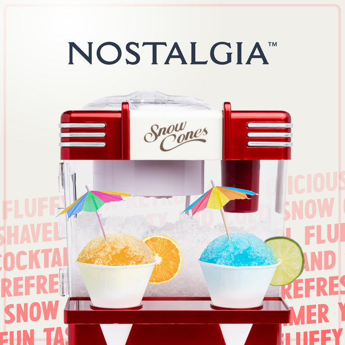 Nostalgia Electric Shave Ice & Snow Cone Maker White