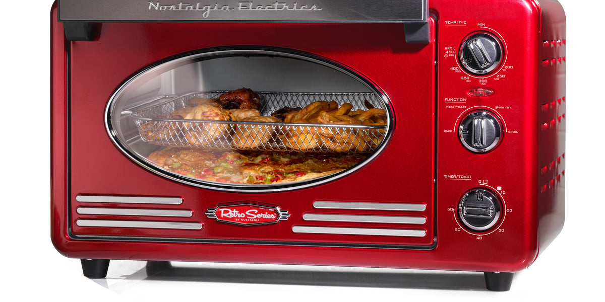 2-Slice Toaster Oven with 15-Min Timer & Temperature Controls