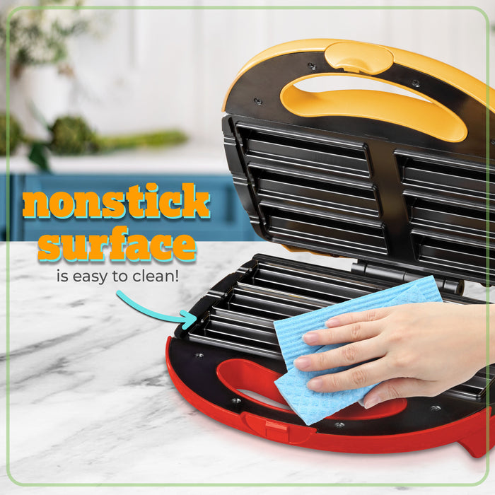 Taco Tuesday Electric Churro Maker, Red and Yellow