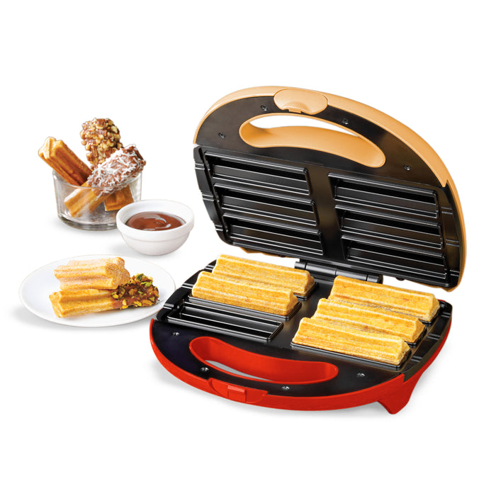 Taco Tuesday Electric Churro Maker, Red and Yellow