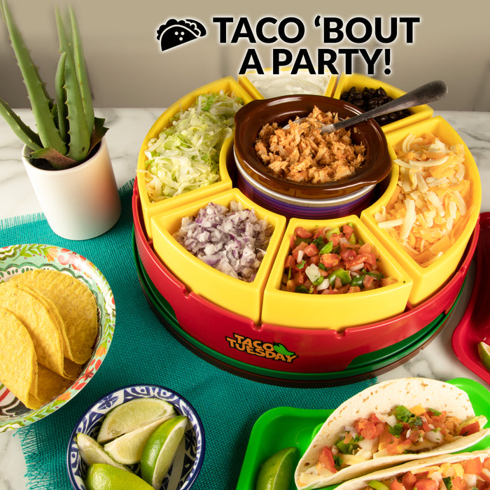 Taco Holder Plates Taco Accessories Stainless Steel Taco Shell Holders Taco  Tray Plates Taco Bar Serving Dishes With Sauce Bowl