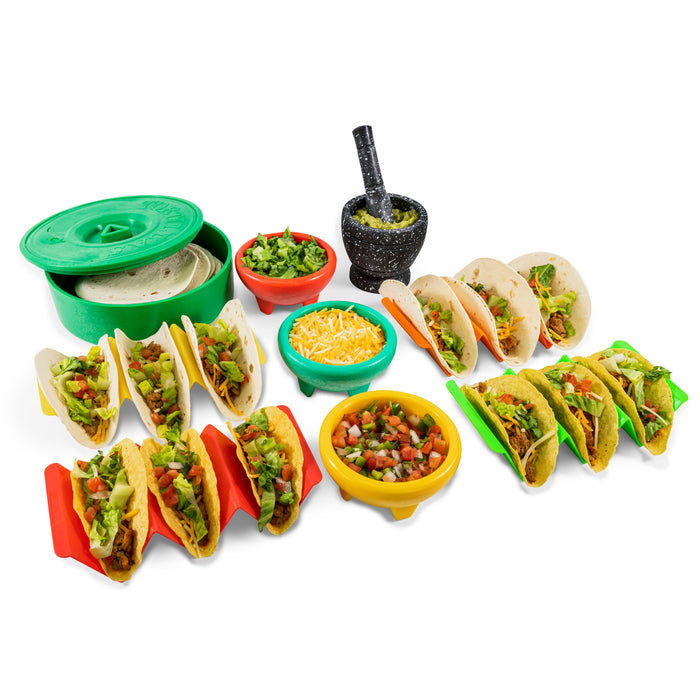 Youngever 3-Compartment Divided Plastic Kids Tray, 3 Compartment Plates, Set Of 9 (9