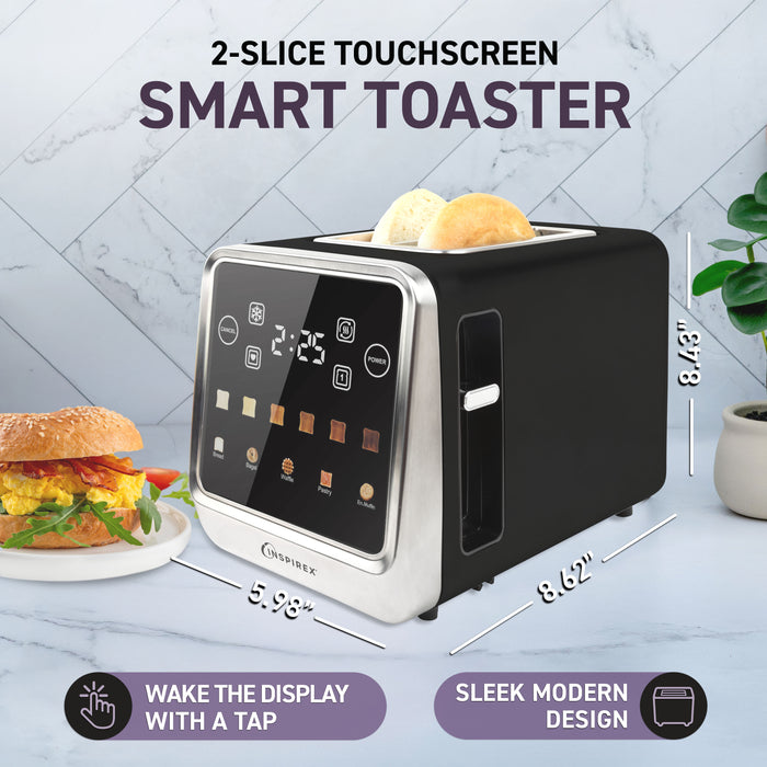 Inspirex 2-Slice Touchscreen Toaster