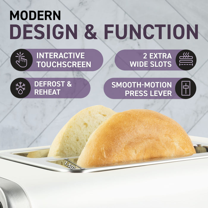 Inspirex 2-Slice Touchscreen Toaster