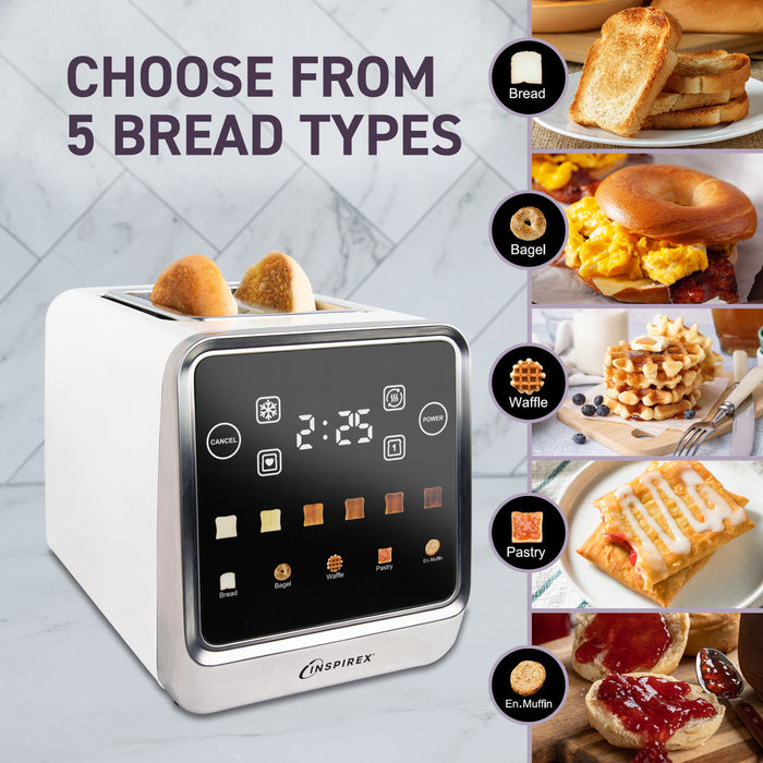 Inspirex 2-Slice Touchscreen Toaster